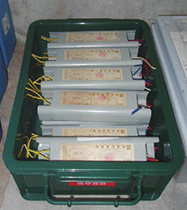 集められた安定器