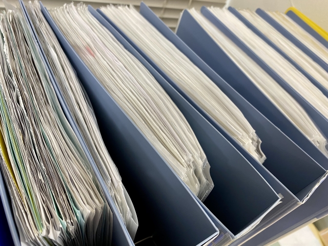 ファイルされた書類