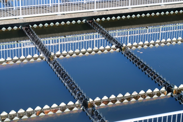 水再生センターの貯水増