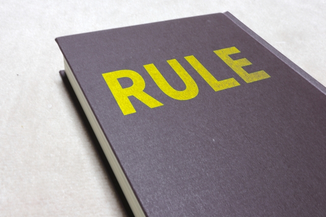 ルールと書かれた本